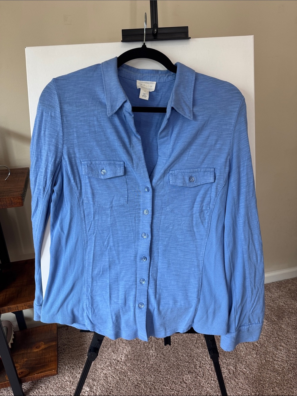 Caslon Small Light Blue Collared Shirt